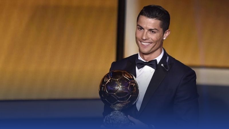 Cristiano Ronaldo với 5 lần đoạt quả bóng vàng là biểu tượng của ý chí quật cường